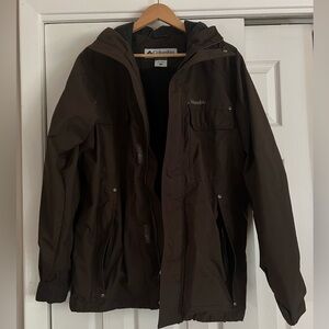 Columbia Men's Tunnel Falls Jacket, Medium, brown